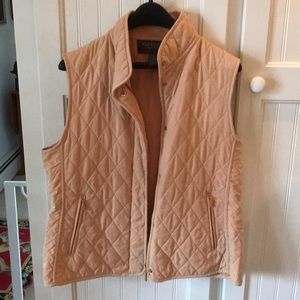 Faux suede washable vest